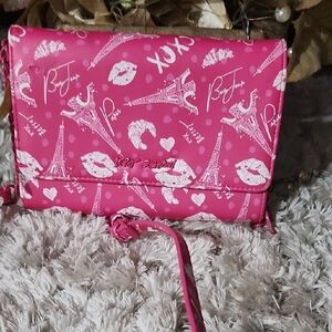Betsey Johnson Pink Parisian Crossbody Bag